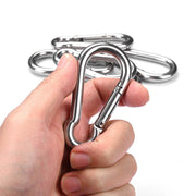 TheDisplayOutlet Batting Cage Cable Snap Hooks Stainless Steel Carabiner Image