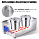 Stainless Steel Soup Warmer 14.8Qt 110V, 1200W