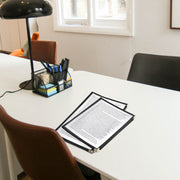 Black Clear Menu Covers 8.5x14
