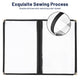 Black Clear Menu Covers 8.5x14