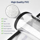 Black Clear Menu Covers 8.5x14