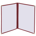 Clear Menu Covers 60ct/pk 8.5x11 2-Page 4-View