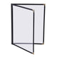 Clear Menu Covers 30ct/Pack 8.5x11 2-Page 4-View