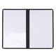 Black Clear Menu Covers 8.5x14
