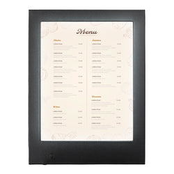 LED Menu Cover Illuminated Menus 8.5x11 with Adaptor