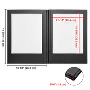 TheDisplayOutlet LED Menu Cover Illuminated Menus 8.5x11 with Adaptor Image