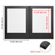 TheDisplayOutlet LED Menu Cover Illuminated Menus 8.5x11 with Adaptor Image