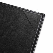 TheDisplayOutlet Custom Menu Covers PU Leather Beverage & Wine List Holder 4.25x11 Image