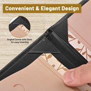 TheDisplayOutlet Custom Menu Covers PU Leather Beverage & Wine List Holder 4.25x11 Image