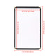 Black Clear Menu Covers 8.5x14