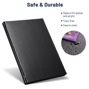 TheDisplayOutlet Custom LED Menu Covers 5in, Custom Logo & Leather Color/Pattern Image