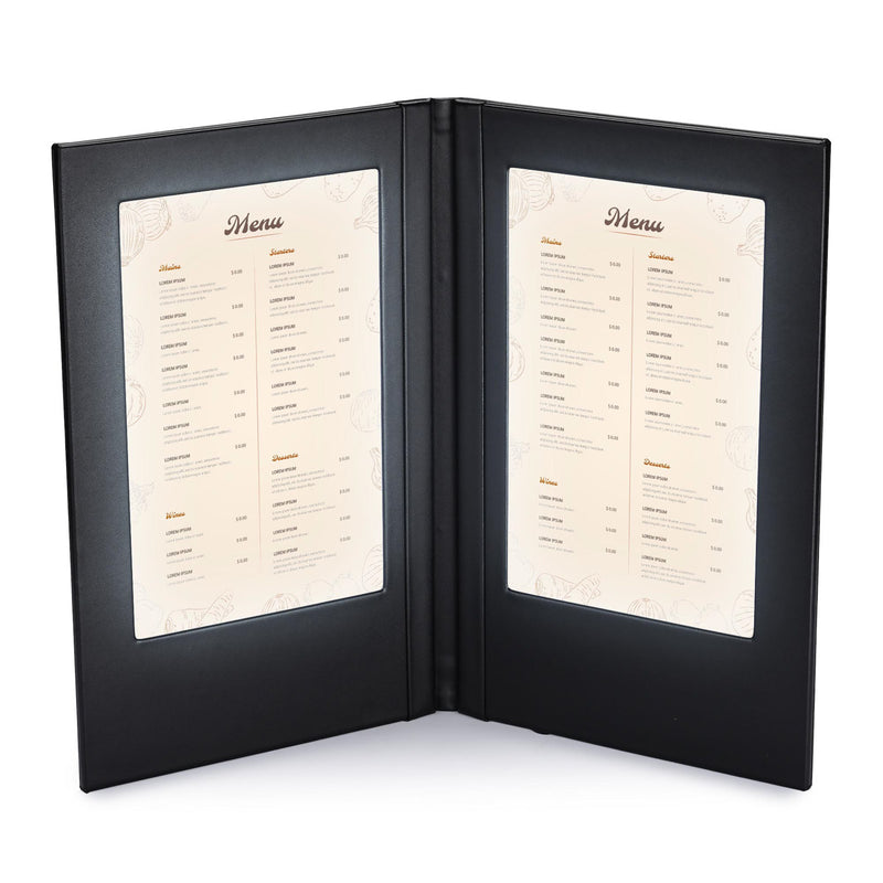 LED Backlit Menus Illuminated with Adaptor