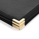 Menu Covers PU Leather 10ct/Pack 8.5x11 10-View Clear Sleeve