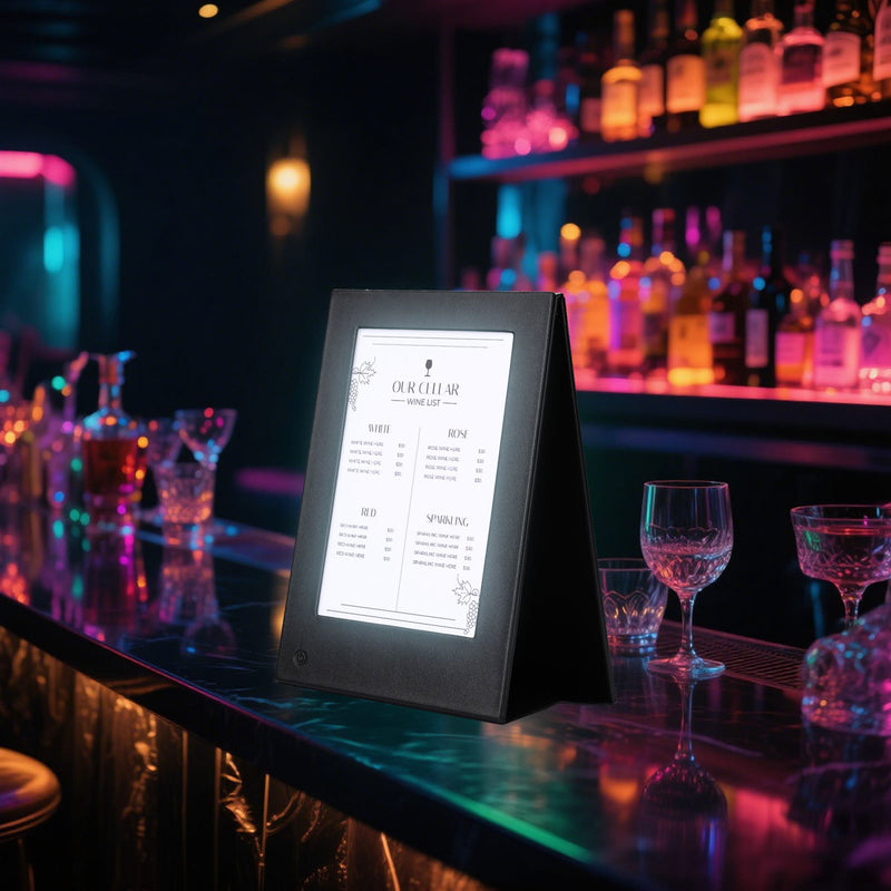 LED A-Frame Table Tent 5.5x8.5 Illuminated Double-Sided Menu