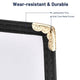 Clear Menu Covers 8.5x14 & Half Menu Holder 30ct/pk