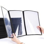 TheDisplayOutlet Clear Menu Covers 8.5x14 & Half Menu Holder 30ct/pk Image