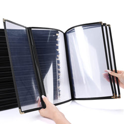 Clear Menu Covers 8.5x14 & Half Menu Holder 30ct/pk