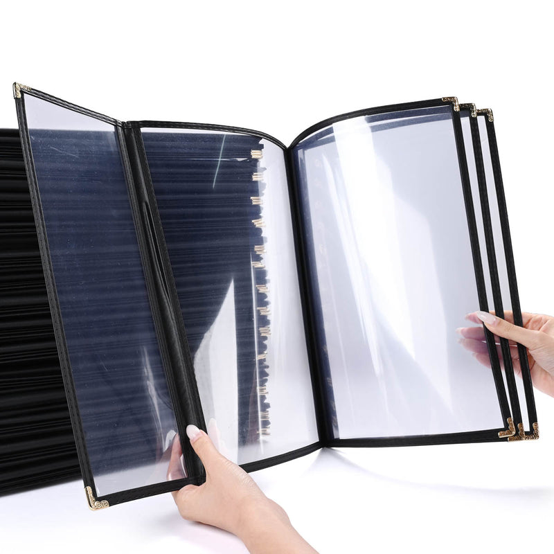 Clear Menu Covers 8.5x14 & Half Menu Holder 30ct/pk