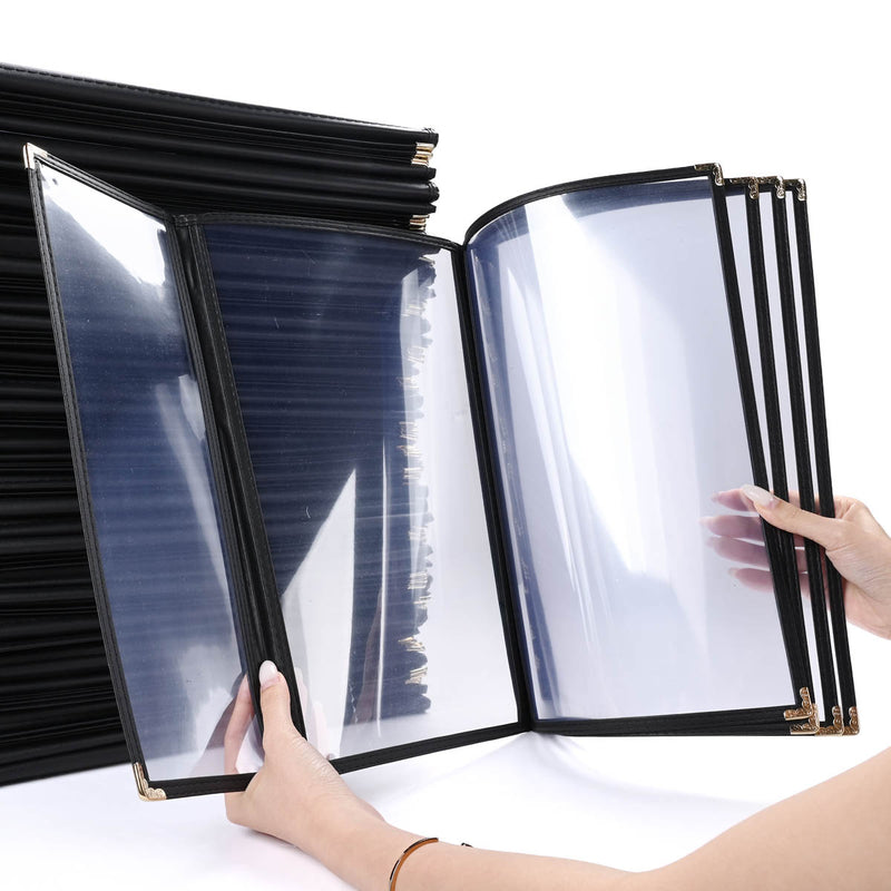 Clear Menu Covers 8.5x14 & Half Menu Holder 30ct/pk