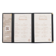 Clear Menu Covers 8.5x14 & Half Menu Holder 30ct/pk