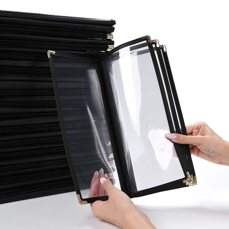 Clear Menu Covers 4.25x11 Drinks Wine Menu Holder 30ct/pk