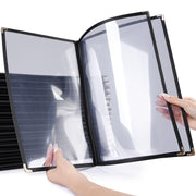 Black Clear Menu Covers 8.5x14