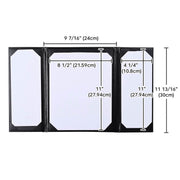 Menu Covers PU Leather 5ct/Pack 8.5x11