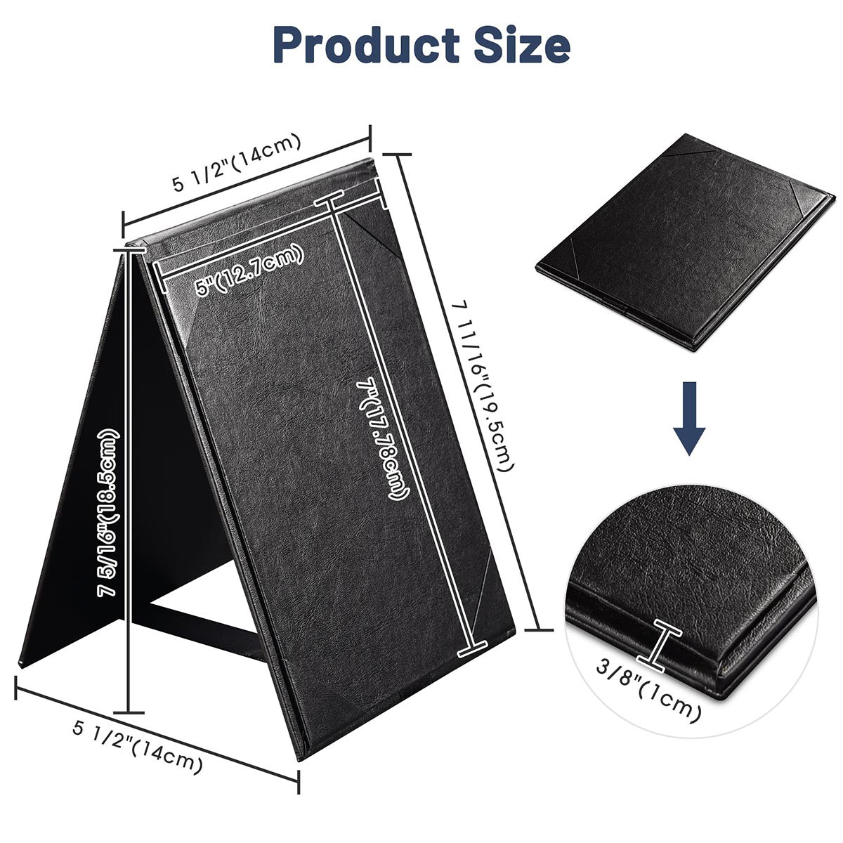 Table Tent A-Frame Double-sided Sign Corner Holder