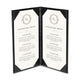 TheDisplayOutlet Menu Covers PU Leather Wine Bar Menu Holder 5x9 5ct/Pack Image