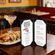 TheDisplayOutlet Menu Covers PU Leather Wine Drinks Menu Holder 4.25x11 5ct/Pack Image