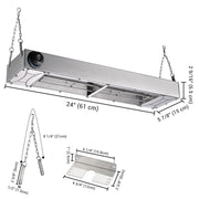 Food Warmer Commercial Food Warmer 24" 110V 900W