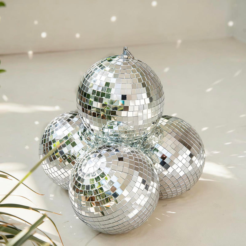 Mirror Disco Ball with Hanging Ring