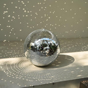 TheDisplayOutlet Mirror Disco Ball with Hanging Ring, 12in Image
