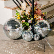 Mirror Disco Ball with Hanging Ring