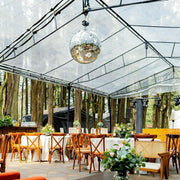 Mirror Disco Ball with Hanging Ring