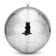 Mirror Disco Ball with Hanging Ring