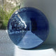 TheDisplayOutlet Mirror Disco Ball with Hanging Ring, 24in Blue Image