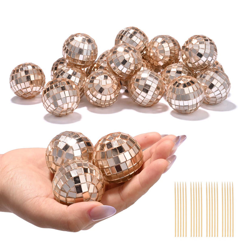 1.6in Small Mirror Disco Ball in Bulk 20ct/pk