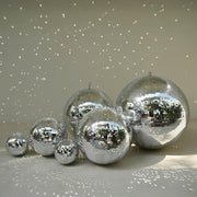 Mirror Disco Ball with Hanging Ring