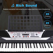 TheDisplayOutlet 61 Key Electronic Keyboard MK980 Birthday Christmas Gift Image