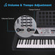 TheDisplayOutlet 61 Key Electronic Keyboard MK980 Birthday Christmas Gift Image