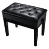 Adjustable Piano Bench with Storage 23x13" Seat