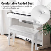 TheDisplayOutlet Duet Piano Bench with Storage 29x13" Seat Image