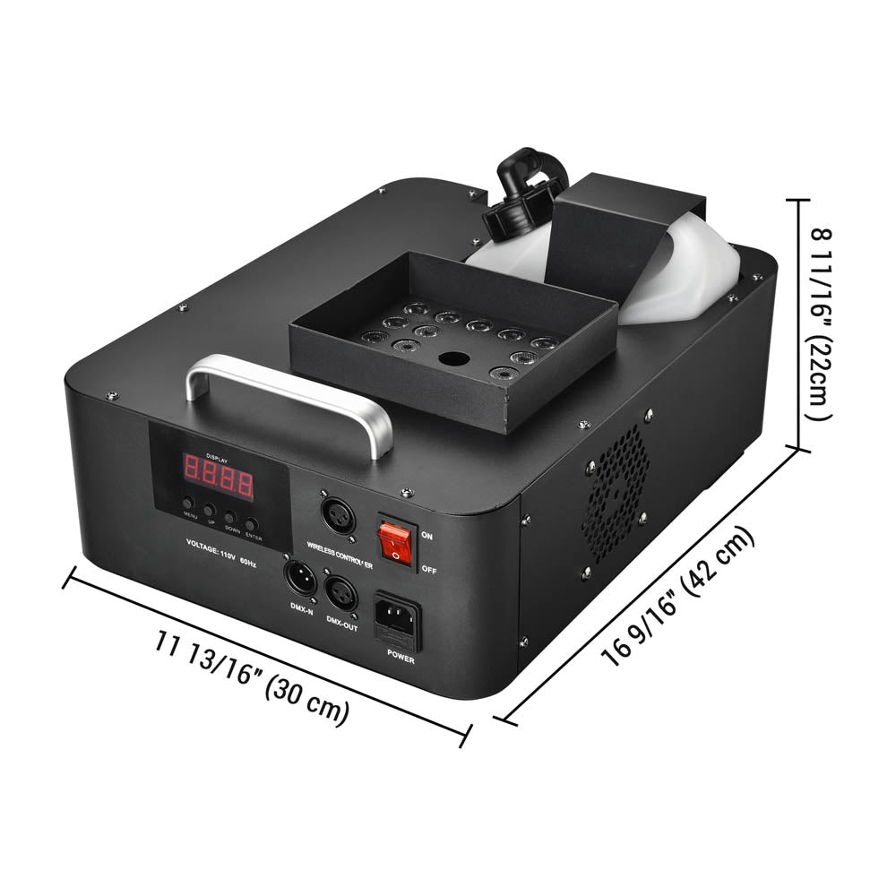 Vertical Smoke Fog Machine with Lights Remote DMX 20,000CFM