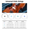 Violin Full Set Replacement (2x) Bridge & (3x) Strings GDAE