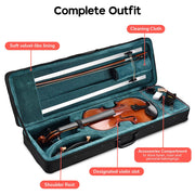 Vif BV250 Advanced Violin with Bow Case Maple Wood
