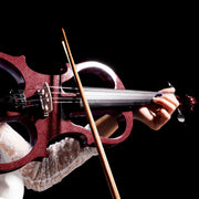 TheDisplayOutlet Full Size Electric Violin for Beginners with Headphone Rosin Case Image