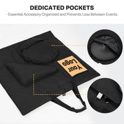 TheDisplayOutlet Padded Convertible Backpack & Tote Bag for 36" Prize Wheel & Board Image
