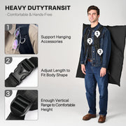 TheDisplayOutlet Padded Convertible Backpack & Tote Bag for 36" Prize Wheel & Board Image