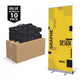 TheDisplayOutlet 10-Piece 33" Roll Up Retractable Banner Stand Economy Wholesale Image